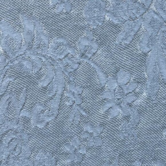 LOFT Blue Floral Lace Long Sleeve Top | Size M - Picture 4 of 6